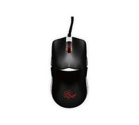 Ducky Feather Black and White Omron D2FC-F-K 60M RGB Lightweight USB Optical Gaming Mouse (DMFE20O-O
