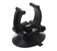 Ducky Huusuei R Plastic Aquarium Heater Clamp Holder 33mm Diameter Sucker Black Pack of 2