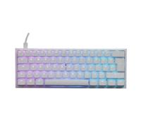 Ducky One 2 Pro Mini 60% Mechanical Gaming Keyboard MX Cherry Silent Red Switch White Frame - UK Layout