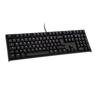 Ducky One 2 White LED clavier USB Allemand Noir, Blanc