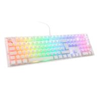 Ducky One 3 Aura White Gaming Tastatur, RGB LED - MX-Blue