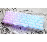 Ducky One 3 Aura White Mini Gaming Tastatur, RGB LED - MX-Brown (US) | 60% mechanical gaming keyboard, hot-swap switches, Quack Mechanics, PBT tripleshot keycaps, RGB