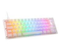 Ducky One 3 Aura White Mini Gaming Tastatur, RGB LED - MX-Silent-Red