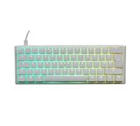 Ducky One 3 Classic 60 USB RGB Mechanical Gaming Keyboard Cherry Silver - Pure White UK Layout