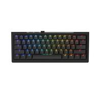 Ducky One X Mini Wireless Gaming Keyboard Black - 60% Keyboard, Inductive Switches, Tri-Mode Connectivity USB-C, 2.4GHz, Bluetooth, Rapid Trigger, Adjustable Actuation, RGB, UK ISO, Quack Mechanics+