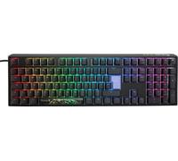 Ducky One 3 Classic Fullsize USB RGB Mechanical Gaming Keyboard Cherry Silent Red - Black UK Layout