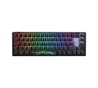 Ducky One 3 Classic 65 USB RGB Mechanical Gaming Keyboard Cherry Silent Red - Black UK Layout