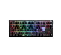 Ducky Channel Mechanical Gaming Keyboard One 3 Classic TKL USB RGB Cherry MX Red - Black UK Layout