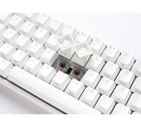 Ducky One3 Pure White Mini keyboard Gaming USB UK English