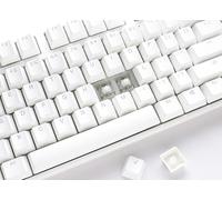 Ducky One3 Pure White TKL RGB Black Cherry MX Switch Keyboard - UK Layout