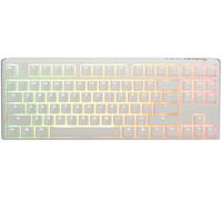 Ducky One 3 Classic TKL USB RGB Mechanical Gaming Keyboard Cherry Blue - Pure White UK Layout