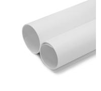 DUCLUS 2pcs Photography Backdrop 93.5x48.5 cm, Matte White PP Waterproof Tabletop Photo Backgrounds for Product Photography Food Jewellery Cosmetics