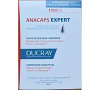 Ducray Anacaps Expert Food Supplement – Chronic Hair Loss – 30 Capsules