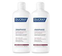 Ducray Anaphase Stimulating Cream Shampoo Pack of 2 | Anti-Breakage & Fortifying | Strengthens Devitalised Hair & Adds Volume | GloZiri Curated | 400ml x2