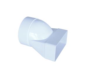 Duct adapter Flat - Round Air Duct Flat PVC 60-120