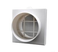 Duct Air Filter Ventilation for PVC and PE Pipe, Aluminium Foil Hose Filter with Removable Washable Aluminum Alloy Mesh, 110mm/160mm(160mm)