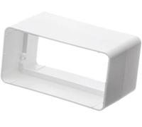 Duct Connector 110X55mm, Straight Joint, Rectangular Flat Pvc Ducting