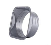 Duct Connector Flange,Ventilation PipeJoint, Duct Connector Flange, Exhaust Pipe Air Duct Connectors, Straight Pipe Flange Ventilation Ducting for Cooker Hood Kitchen Ventilation,(200mm)