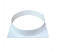 Duct Connector Flange, Versatile DIY Air Vent Duct Connector Flange, Flange Straight Ventilation Pipe Joint Ducting Tools(250mm)