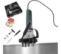 Duct Edge Banding Machine, Electric Air Duct Seam Locker, 1400W, 0.4-1.25MM Thickness, 4-10M/min Speed, Suitable for Round, Square, Curved Ducts