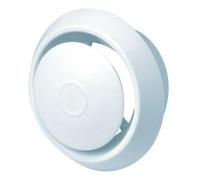 Duct Exhaust / Supply Valve Diffuser Round Air Vent Grille with Flange