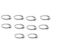 Duct Hose Clip Clamp for Flexible Ducting Hose Pipe Ventilation 300mm Pack of 2, 3, 5 and 10 (10)