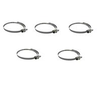 Duct Hose Clip Clamp for Flexible Ducting Hose Pipe Ventilation 300mm Pack of 2, 3, 5 and 10 (5)