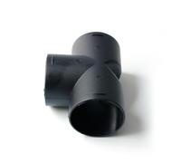Duct Hose Connector, Resistant PVC T Shape Round Pipe Fitting, 60mm/75mm Air Vent Ducting Y Piece Elbow Pipe, Y Shape Outlet Connector Black