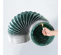 Duct Hose Fireproof Heavy Duty Air Duct Hose, Hood Exhaust Tube Dryer Vent Kit, Flexible Connecting Pipe Duct Hosing, Brake Cooling Transfer Duct for Blower(305mm(120 1/8"),2m(6.6ft))