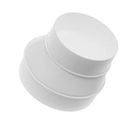 Duct Reducer 5 to 4 Inch / 125 to 100 mm Plastic Round Duct Fitting Pipe Increaser Reducer PVC DWV (Drain, Waste and Vent) Reducing Coupling