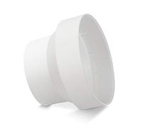 Duct Reducer 8 to 6 inch PVC Air Duct Adapter HAVC Pipe Connector for Inline Ventilation System (200mm to 150mm)