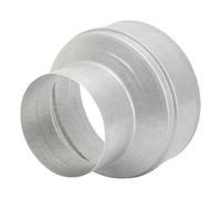 Duct Reducter 6 to 4 Air Ducting Reducer Increaser Air Duct Adapter or Round Metal Pipe Reducer for Bathroom Kitchen Ventilation Systems