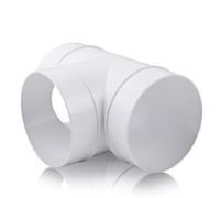 Round Ducting Accessories Duct Connector Adaptor Pipe Hydroponics Ventilation