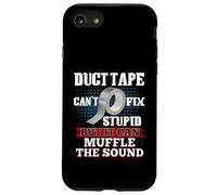 Duct Tape It Can Muffle The Sound Funny Can't Fix Stupid Case for iPhone SE (2020) / 7/8
