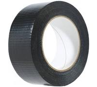 Duct Tape- Strong Gaffer Tape Heavy Duty Cloth Water Proof Tape, Super Sticky Gaffa Tape High Strength and Duct Adhesive Cloth Repair Duct Tape (Black, 48mm x 10mm)