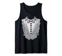 Duct Tape Tuxedo Funny Fake Suit Costume Party Tank Top