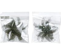Ducted 90mm-5 5in PC Propeller Compatible With Freestyle And 3.5inch Cinewhoop Drones Replacement DIY Parts Compatible With Ducted Drones 2Pairs 2mm Black(4PAIRS 1.5MM GRAY)