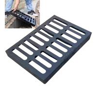 Ductile Iron Driveway Drain GrateHeavyDuty Metal Trench Drain for Garage Facade Parking Lot Commercial Areas Durable Water Management Solution