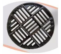 Ductile Iron Round Drain Covers 8" 12" 16" 18" Durable Outdoor Sewer Grate for Garden Drainage Trench Drain Cover Replacement for Catch Basin (67x3cm26.4x1.2in)