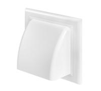 Ducting Cowled Gravity Flap Outlet Cowl Air Vent Grille with Non Return Valve