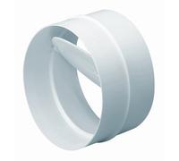 Ducting Non Return Valve 100mm Round Rigid Pipe Connector with Shutter KO100-22