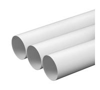 Ducting Pipe 125mm / 5" Length - 1 meter Round Duct Ventilation Plastic Tube KO125-10