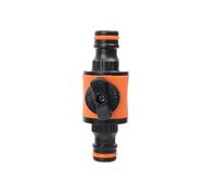 Ducting Pipe Connector 1PC/2PCS Garden Hose Pipe Tap Shut Off Valve Fitting Connector Coupler Stop Water Connection Repair Joint Irrigation System Adaptor(1 Pack)
