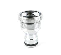 Ducting Pipe Connector 1pc Stainless Steel Kitchen Tap Pipe Hose Connector Adapter Fitting Quick Garden Connectors Adaptor(Male,M20)