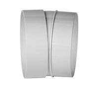 Ducting Pipe Elbow 15 Degree 100mm / 4" Round Tube Bend Ventilation Connector Adapter Coupler KO100-23/15