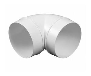 Ducting Pipe Elbow 90 Degree 125mm / 5" Round Tube Bend Ventilation Hose Connector Adapter Coupler KO125-23