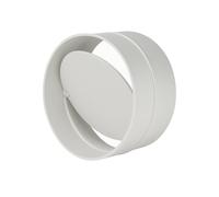 Ducting Pipe Non Return Valve 100mm Round Duct Rigid Tube Connector with Shut...
