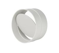 Ducting Pipe Non Return Valve 100mm Round Duct Rigid Tube Connector with Shutter Extractor Fan Backdraft Damper Stopper KO100-22