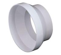 Ducting Pipe Reducer 125mm / 100mm Duct Tube Connector 5" / 4" Extractor Fan Round Adaptor Coupler Coupling Joint KO125-29