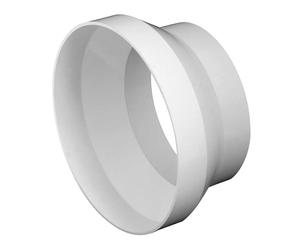 Ducting Pipe Reducer 125mm / 100mm Ducting Pipe Connector 5" / 4" Extractor Fan Round Adapter Coupling Joint KO125-29